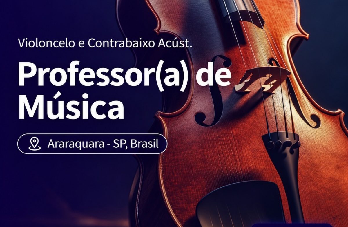 Projeto Guri abre vaga para professor de música em Araraquara