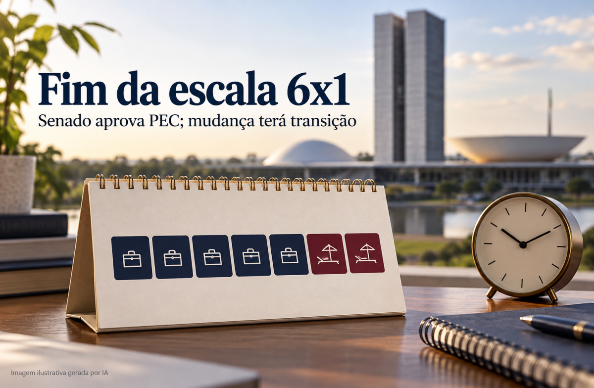 Fim da escala 6x1 é aprovado no Senado; veja quando a jornada de trabalho muda