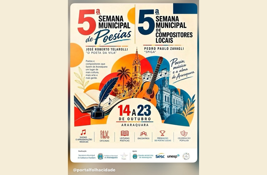 Raízes que Rimam une poesia e música em Araraquara