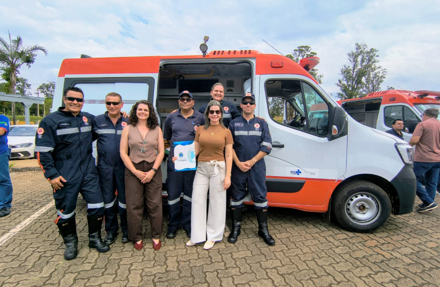 Araraquara recebe três novas ambulâncias para o SAMU Regional