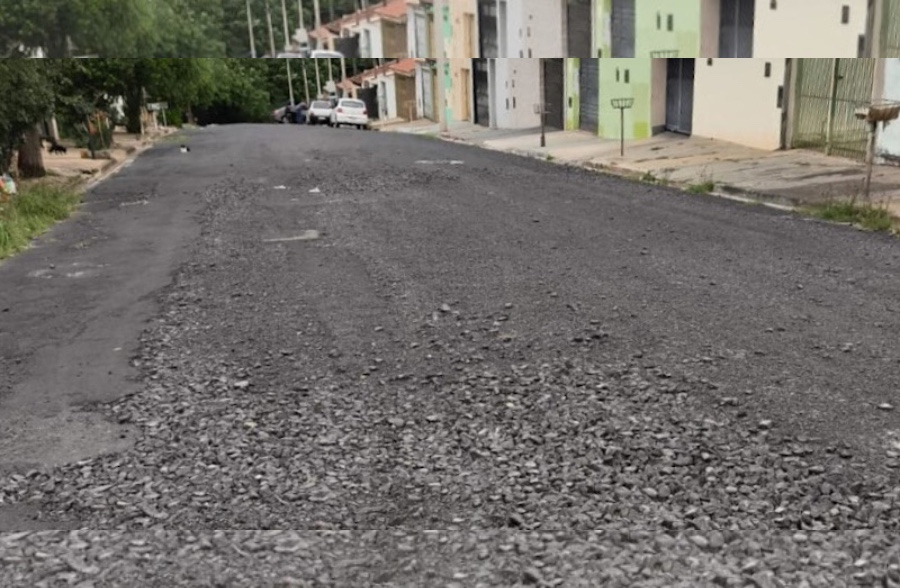 Avenida no Jardim Indaiá precisa de recapeamento