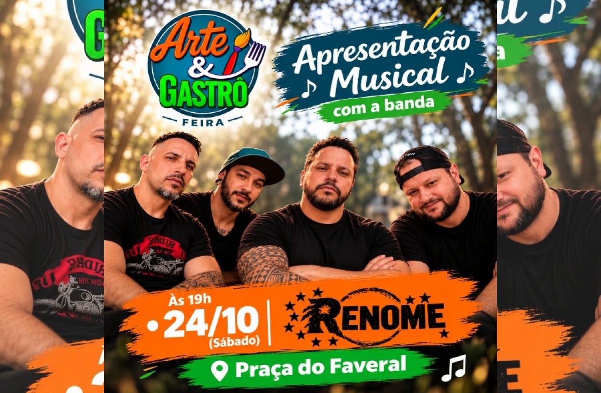 Feira Arte & Gastrô reúne expositores e show de pop rock neste sábado em Araraquara