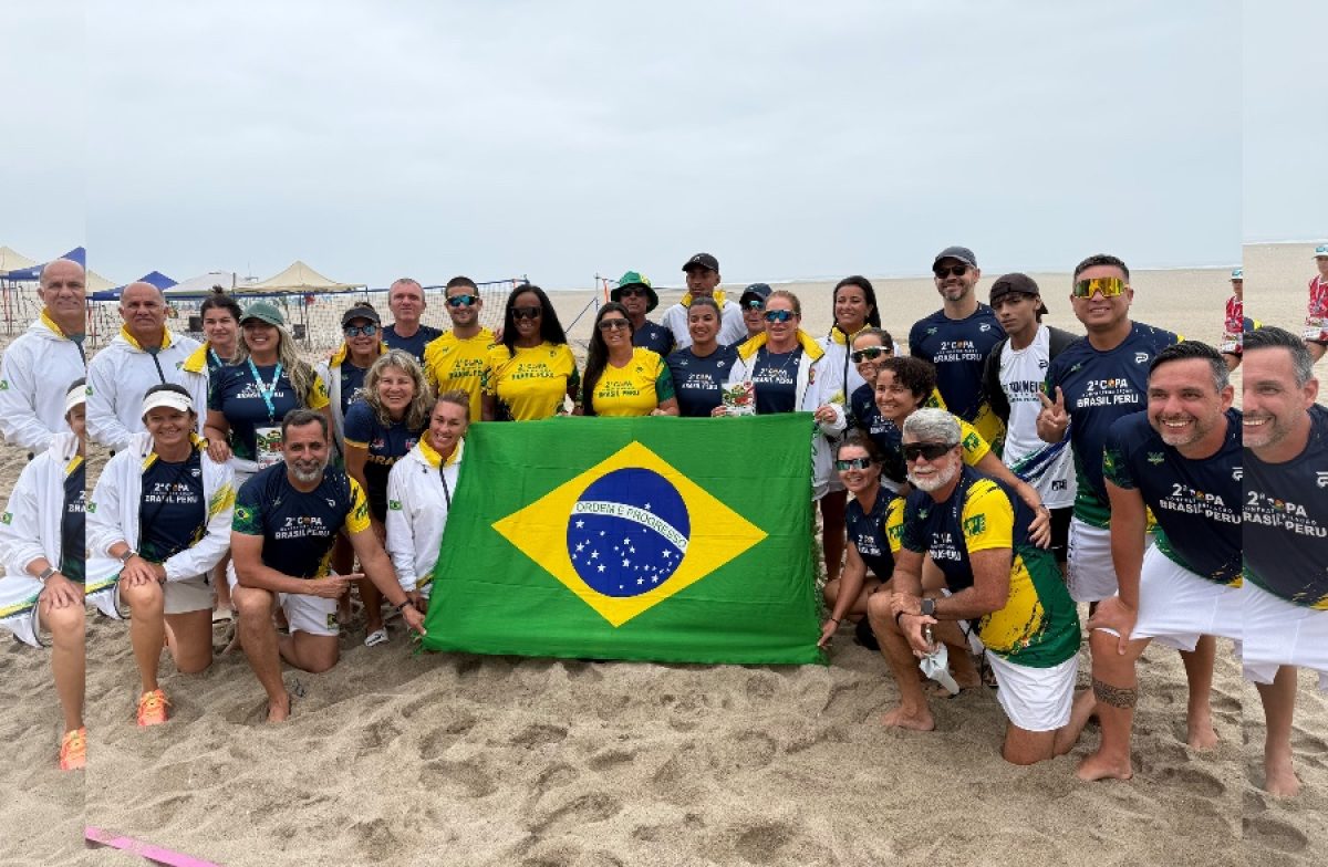 Gigio Peroni representa Araraquara pela Seleção Brasileira e conquista dois títulos em torneio internacional de Beach Tennis no Peru