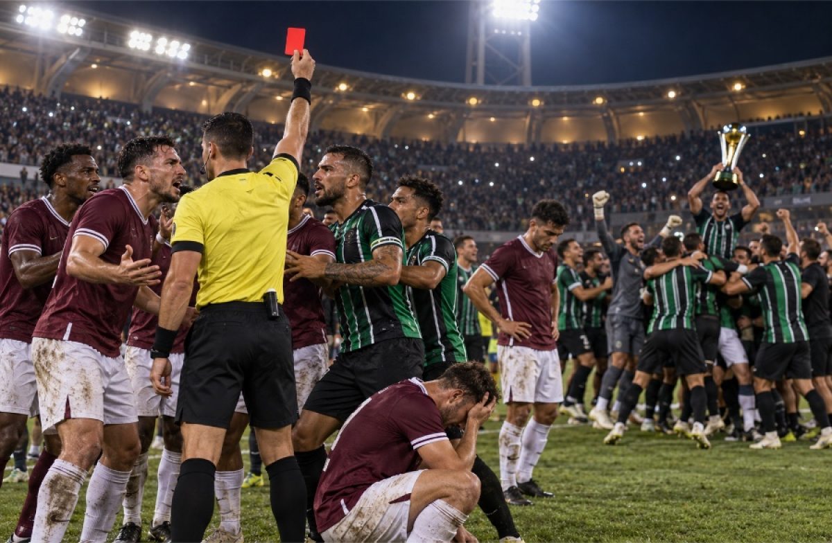 Final da Série C termina em confusão na Fonte Luminosa e súmula registra 13 jogadores expulsos