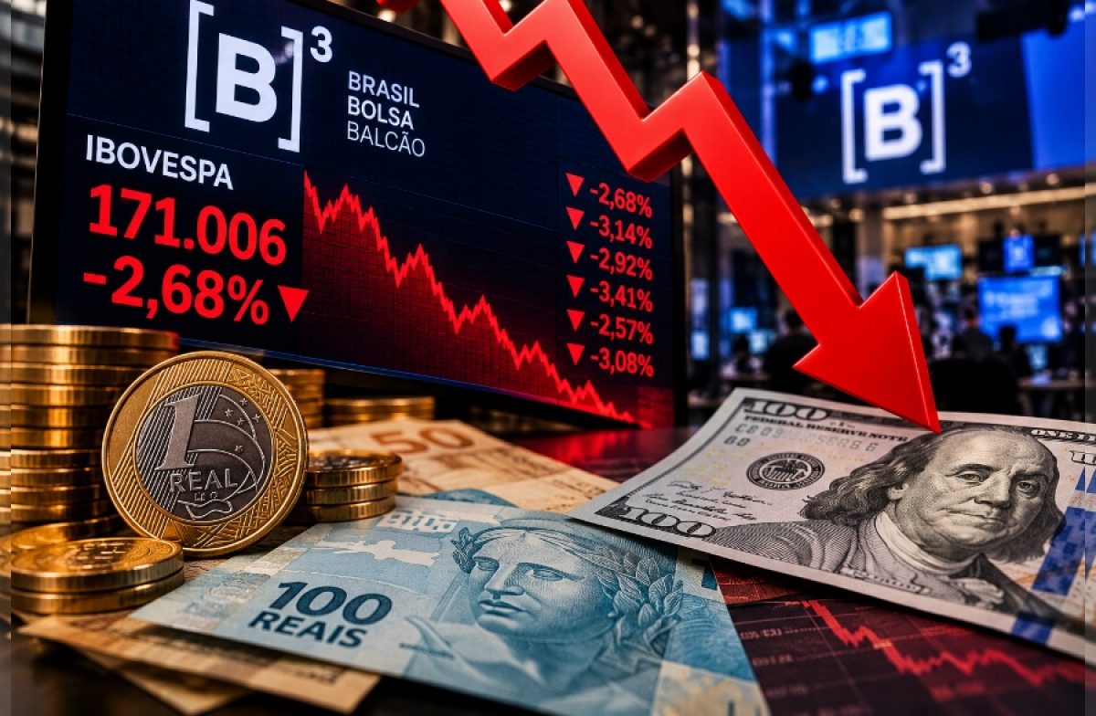 BOLSA BRASILEIRA DESPENCA 16,6% NA SEMANA E DÓLAR ACUMULA ALTA DE QUASE 7% APÓS ELEIÇÕES
