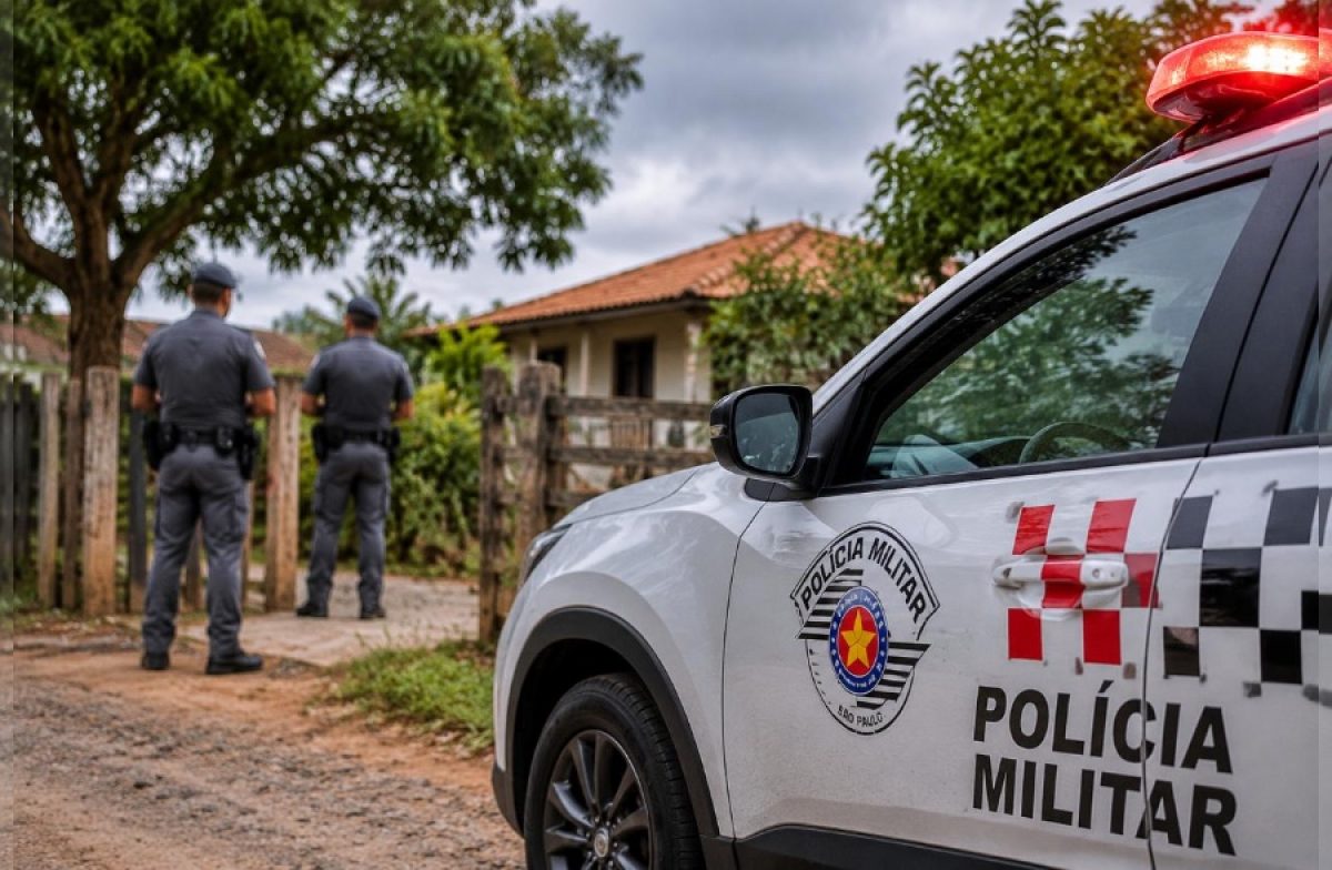 HOMEM É PRESO APÓS AGREDIR ESPOSA E PERSEGUIR FILHO ADOLESCENTE COM FACA EM ARARAQUARA