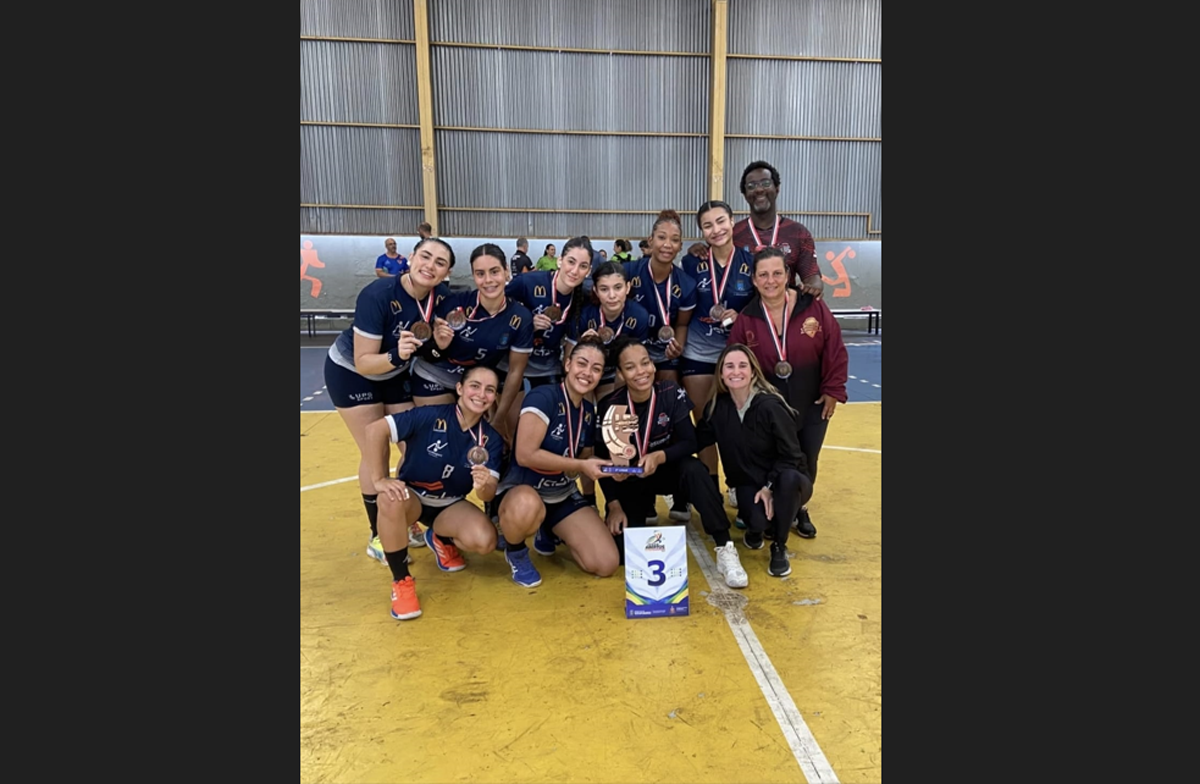 Handebol feminino sub-21 da Fundesport de Araraquara conquista o terceiro lugar nos Jogos Abertos do Interior 2026