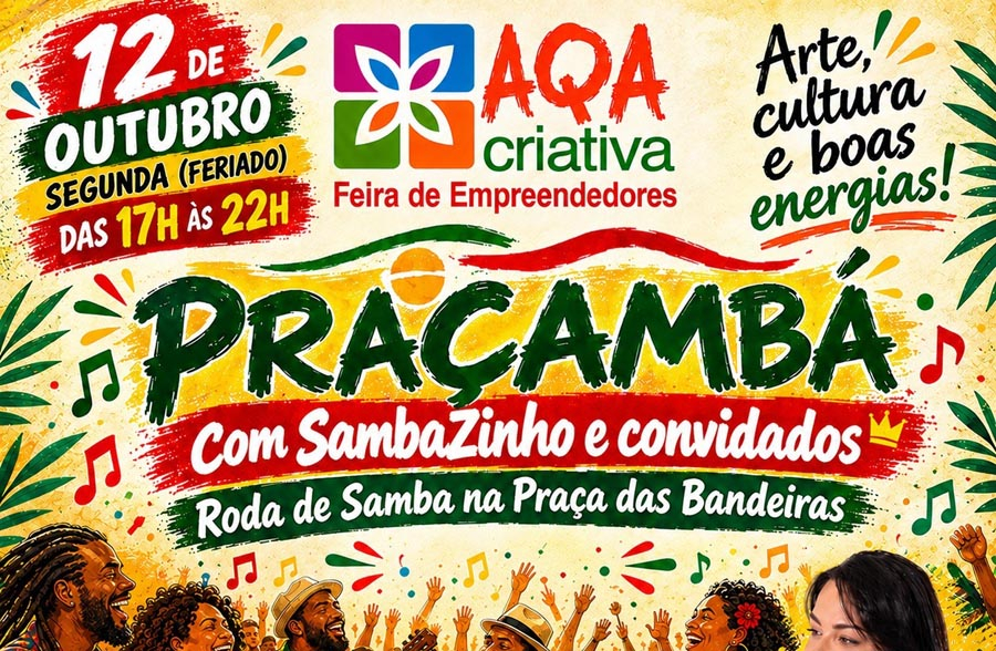 Feira Aqa Criativa leva samba à Praça das Bandeiras no feriado (12)
